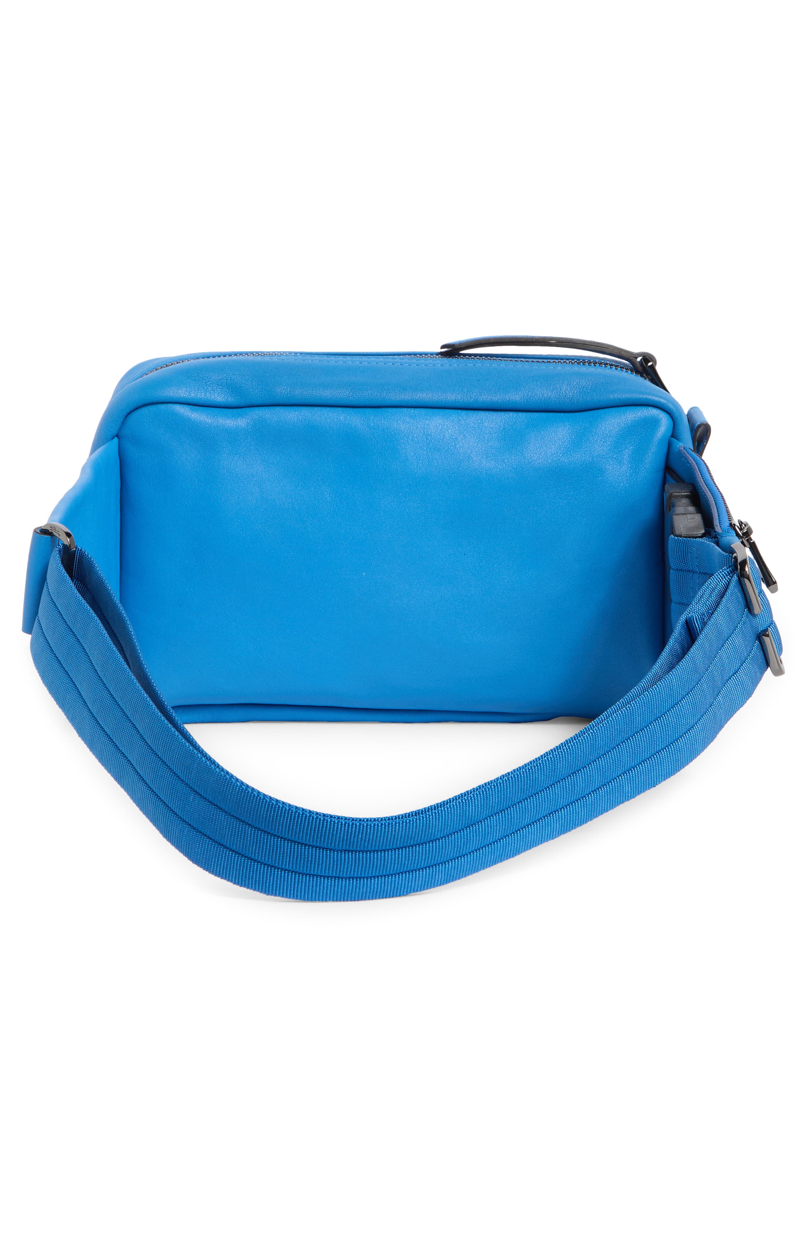 Longchamp 3D Leather Belt Bag, Alternate, color, Blue