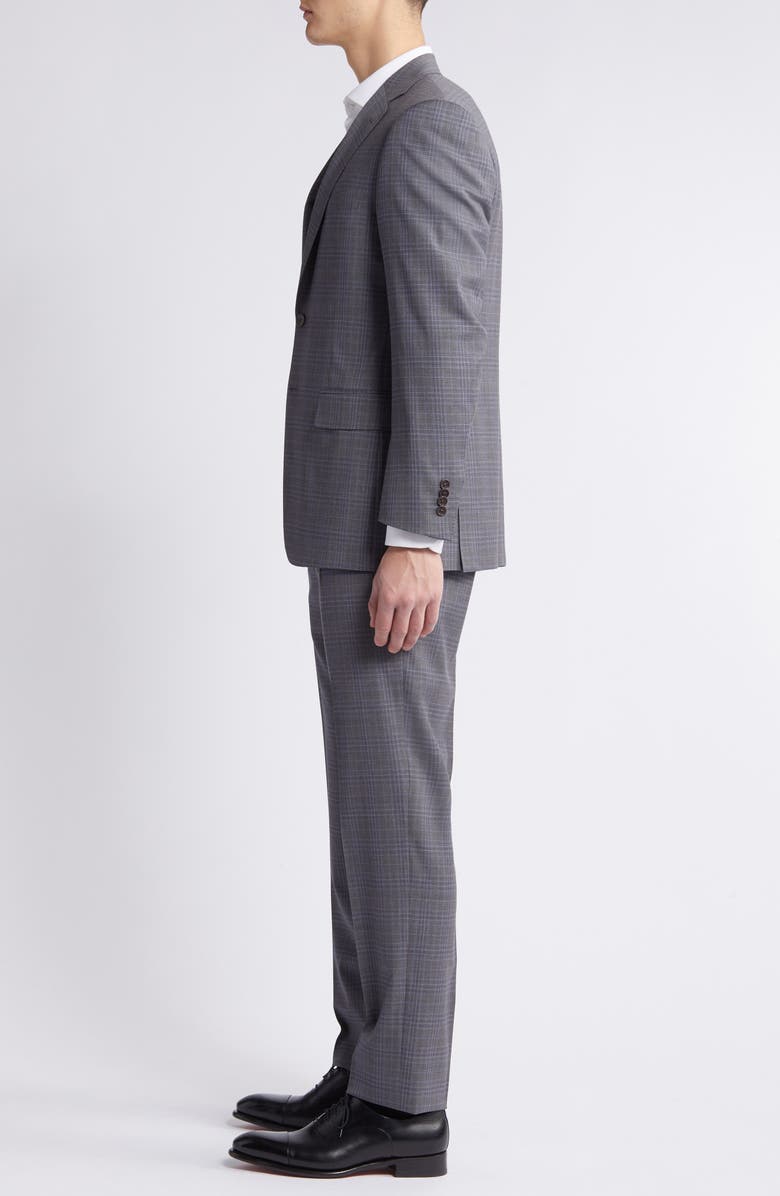 Canali Siena Regular Fit Plaid Wool Suit, Alternate, color, 