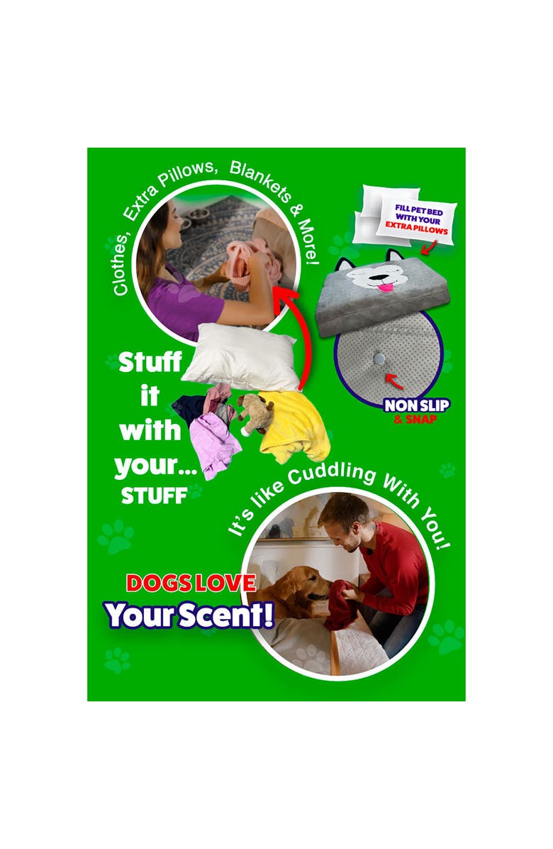 Happy Nappers Biscuit The Beige Dog, Medium, 30x20 Inch Bed Case, Alternate, color, Beige