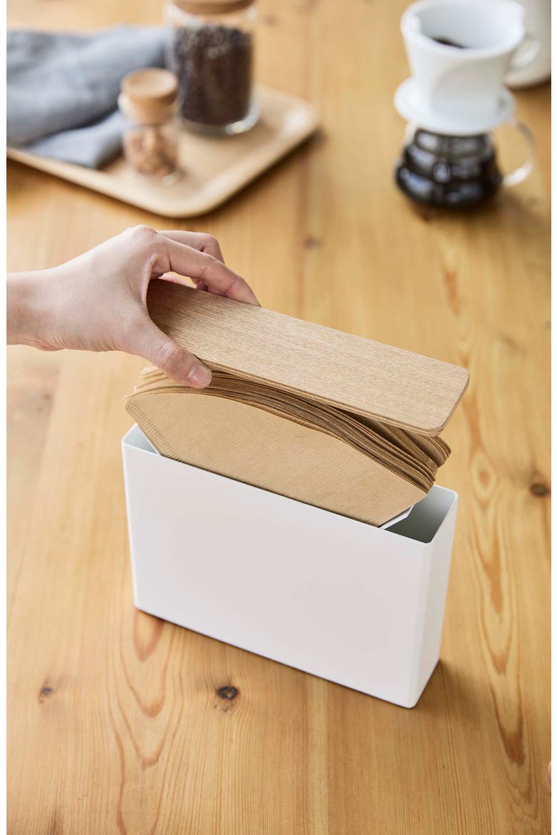 Coffee Filter Case, Alternate, color, WHITE