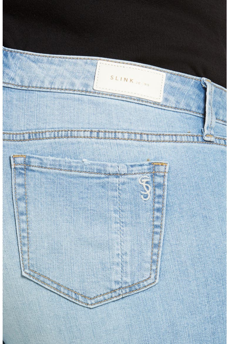 Distressed Crop Boyfriend Jeans, Alternate, color, THEA