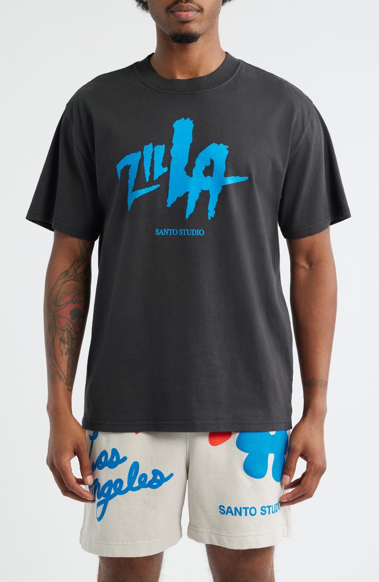 SANTO STUDIO Zilla LA Graphic T-Shirt, Main, color,