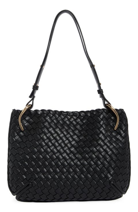 Woven Hobo Shoulder Bag