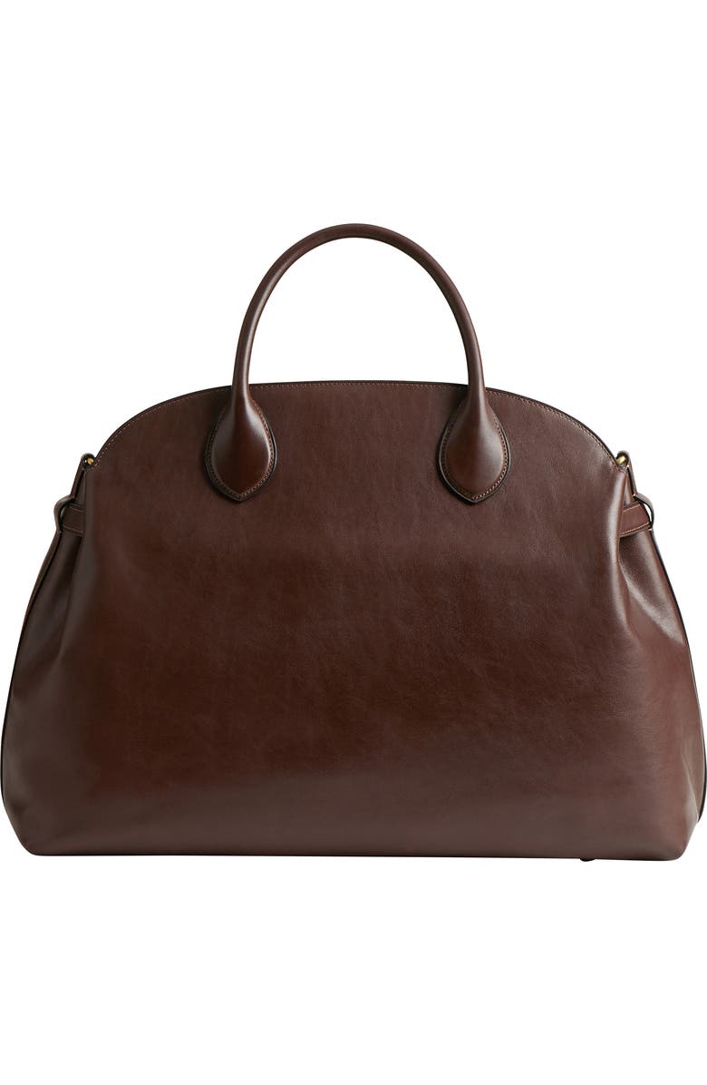 COACH Empire Soft Leather Carryall Satchel, Alternate, color, Maple