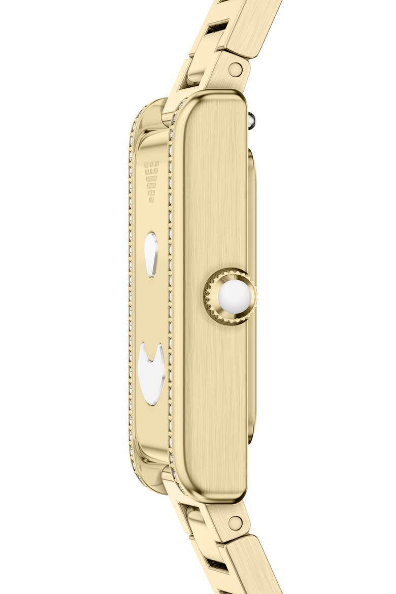 Two-Hand Mystery Hour Bracelet Watch, 22mm x 32mm, Alternate, color, GOLD