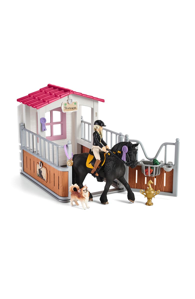Schleich Horse Club Horse Box With Tori & Princess Playset, 15 Pieces, Alternate, color, Multicolored