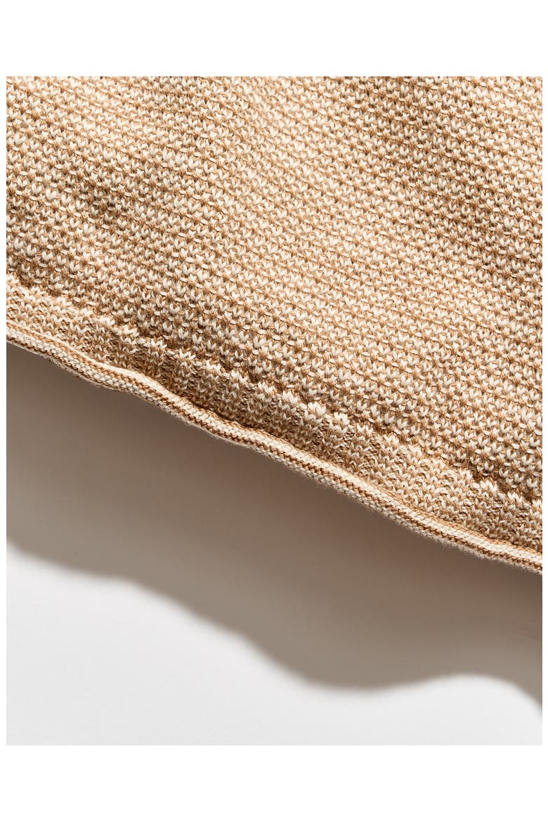 Tuck Stripe Crewneck Sweater, Alternate, color, BRITISH KHAKI