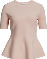 Nordstrom Short Sleeve Peplum Sweater