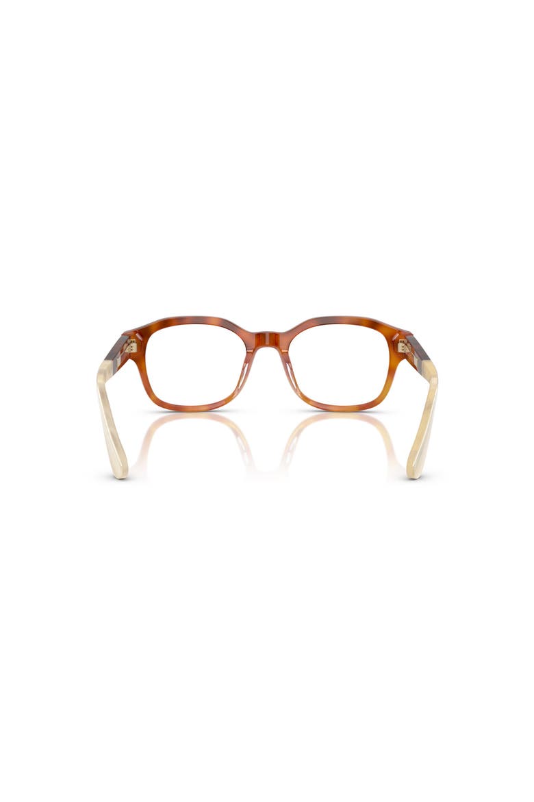 50mm Rectangle optical glasses, Alternate, color, Tortoise