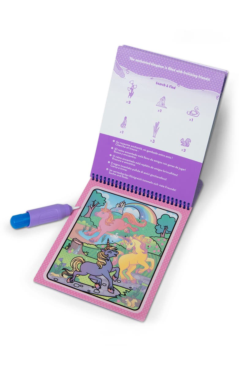 Melissa & Doug Unicorn Water WOW! Color-Reveal Pad, Alternate, color, 