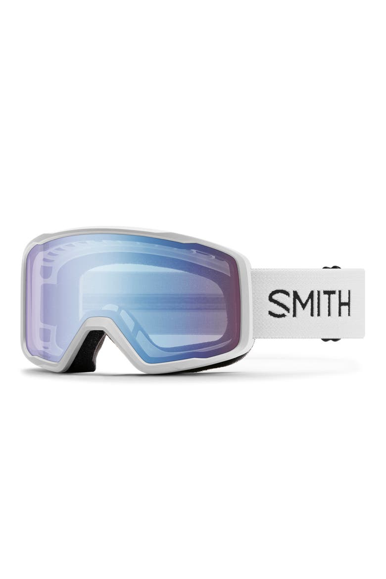 Tribute Snow Goggles, Main, color, WHITE / BLUE SENSOR MIRROR