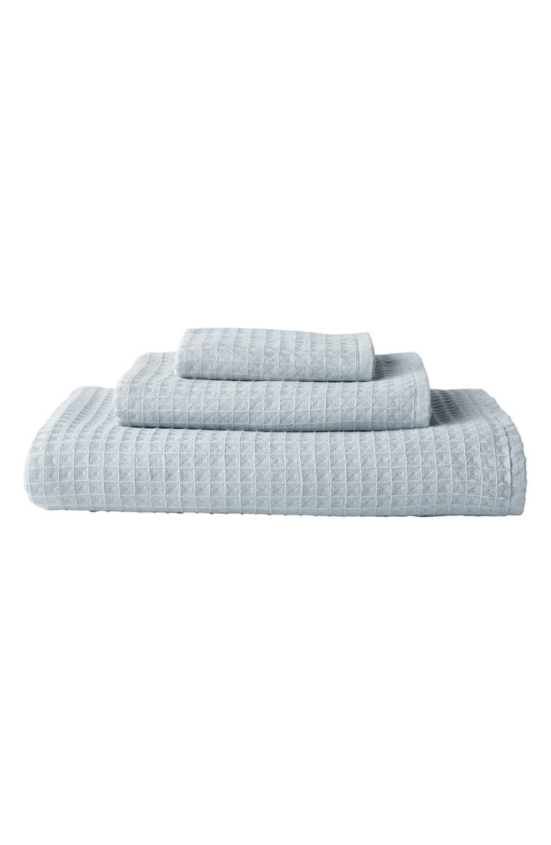 Uchino Waffle Bath Towel, Alternate, color, Ocean