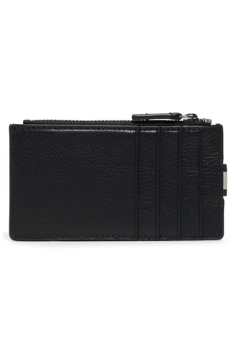 Slim Leather Cardholder, Alternate, color, BLACK