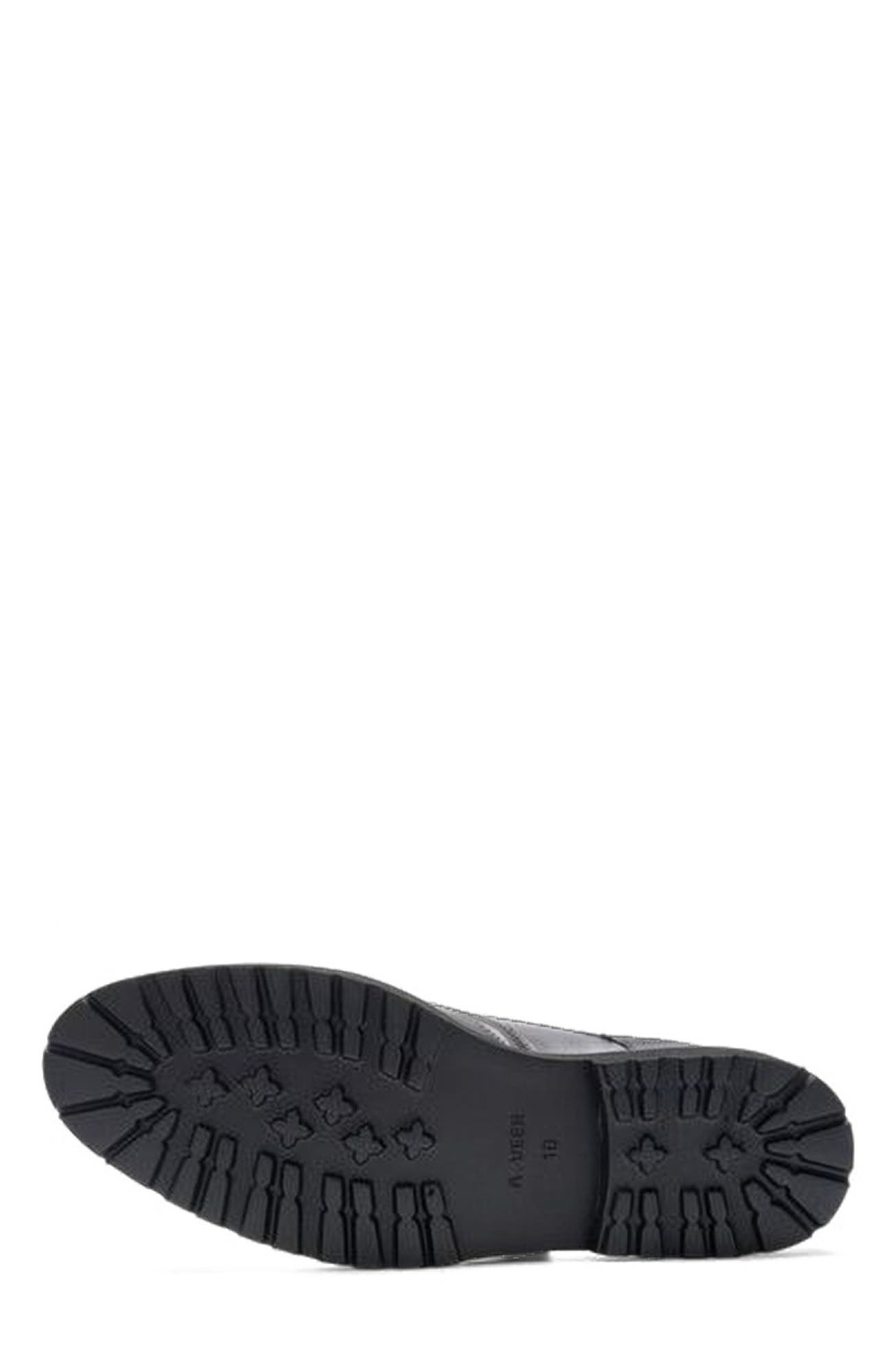 A. Veer Hadley Wingtip, Alternate, color, Black Leather