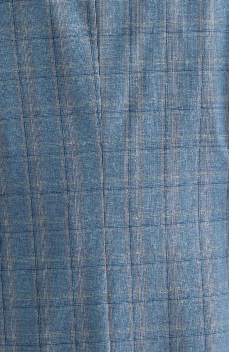 Emporio Armani Dusty Teal Check Virgin Wool Sport Coat, Alternate, color, Dusty Teal