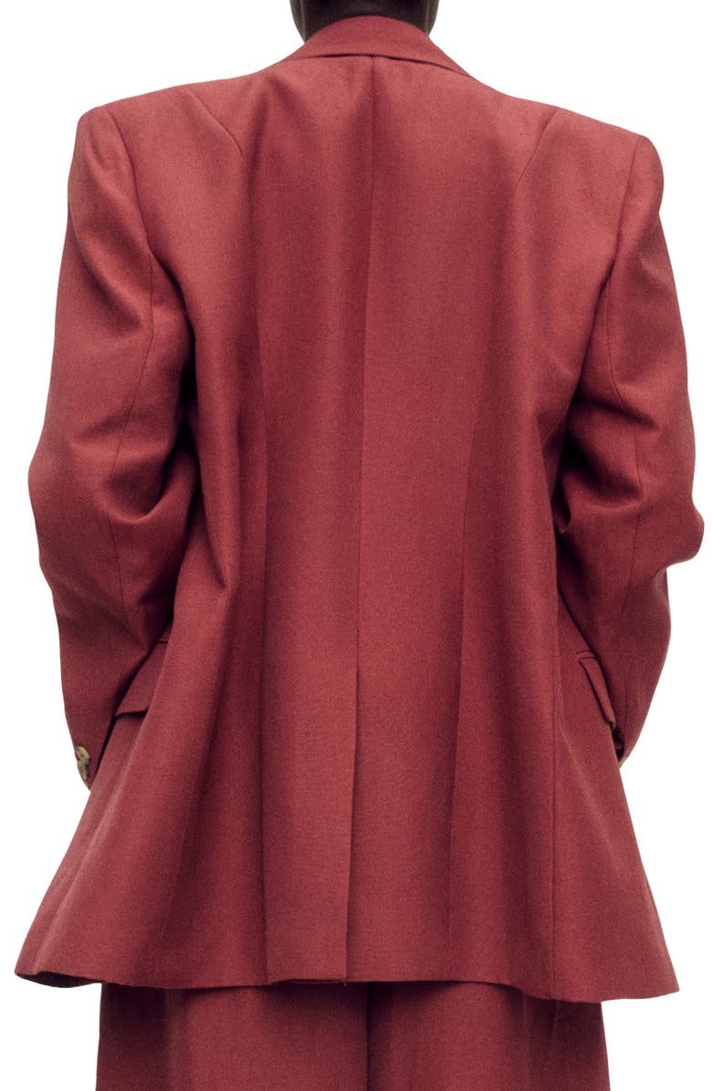 MANGO Suit Blazer, Alternate, color, Wine