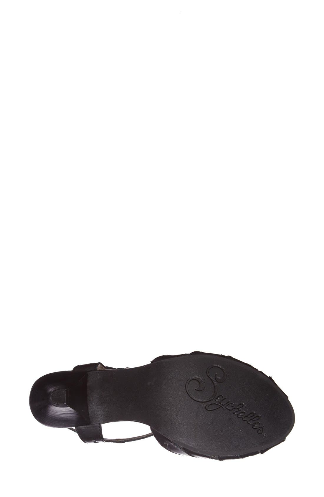 'Trip the Light - 30th Anniversary' T-Strap Sandal, Alternate, color, BLACK