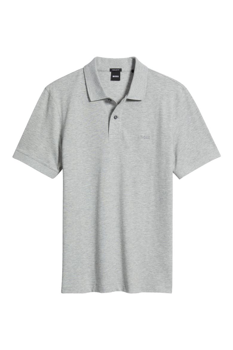 Pallas Cotton Piqué Polo, Alternate, color, OPEN GREY