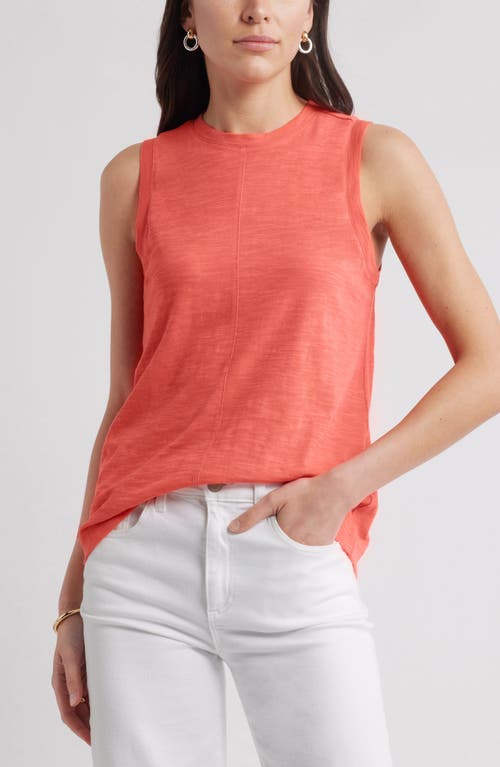 Caslonr Caslon(r) Sleeveless Cotton Blend Crewneck T-shirt