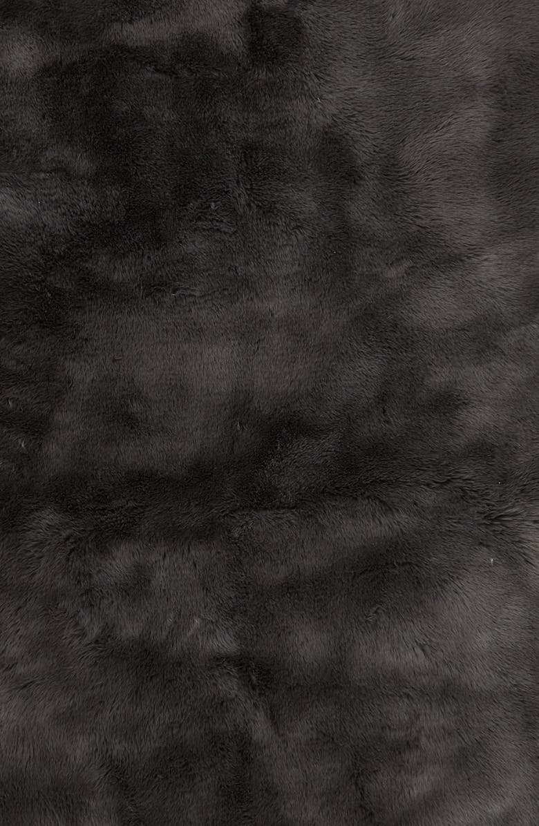 NORDSTROM AT HOME Cuddle Up Faux Fur Shaped Rug, Alternate, color, 