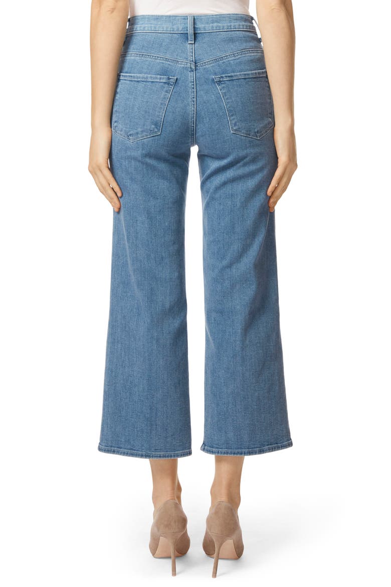 Joan High Waist Crop Wide Leg Jeans, Alternate, color, GENESIS
