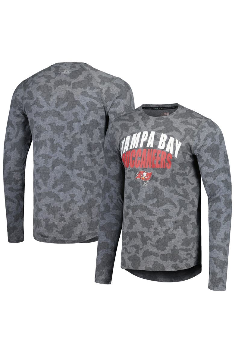 Men's Starter Heather Charcoal Tampa Bay Buccaneers Long Sleeve T-Shirt, Main, color, Heather Charcoal