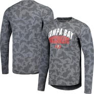 STARTER Men's Starter Heather Charcoal Tampa Bay Buccaneers Long Sleeve T-Shirt