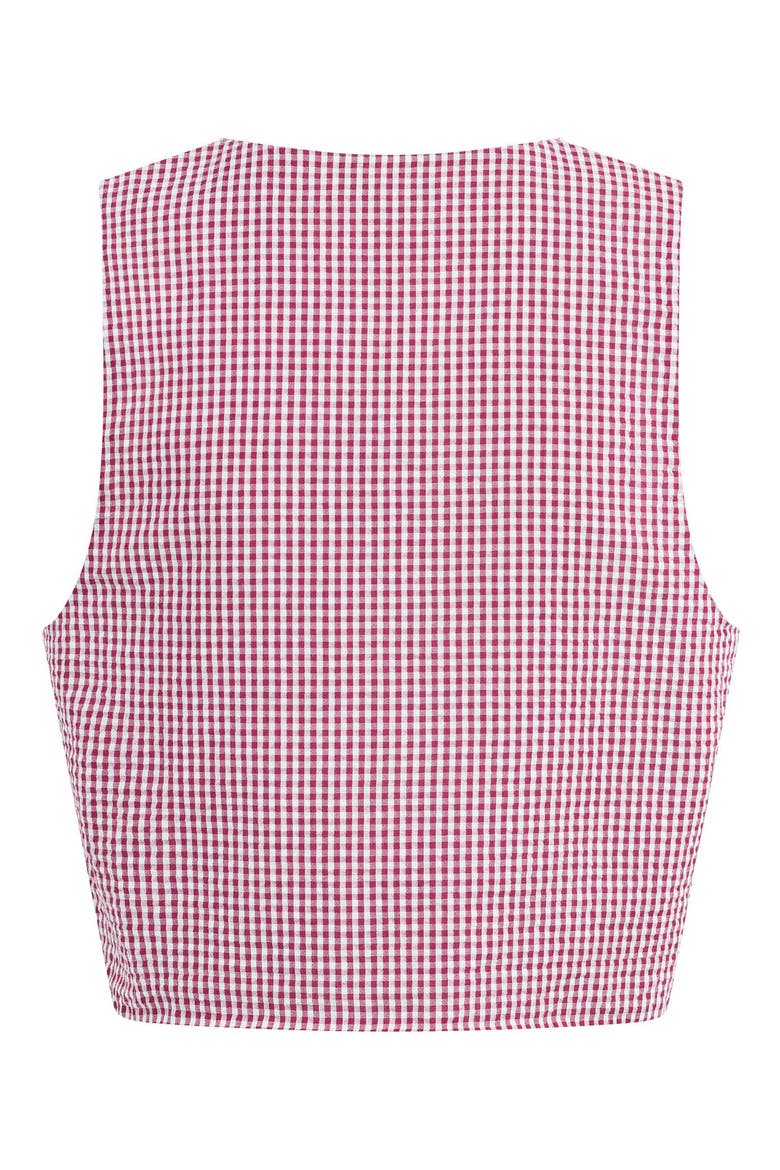 The Invisible Strings Sleeveless Top, Alternate, color, RASPBERRY/ WHITE