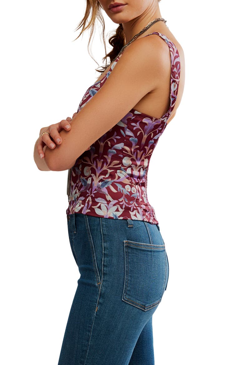 Grace Corset Camisole, Alternate, color, CABERNET COMBO