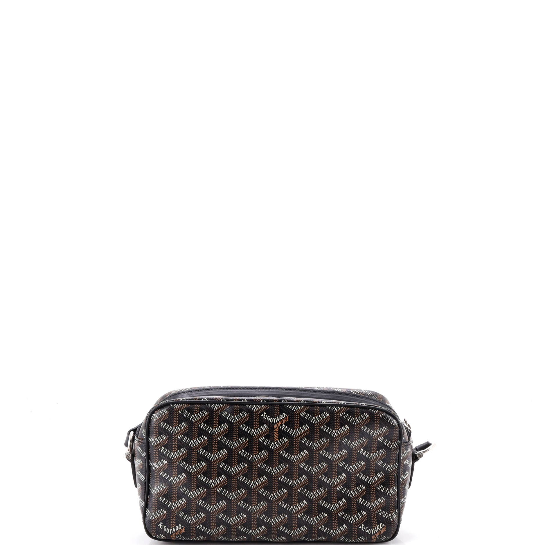 Cap Vert Bag Coated Canvas, Alternate, color, Black