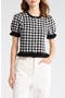 selected Black White Gingham