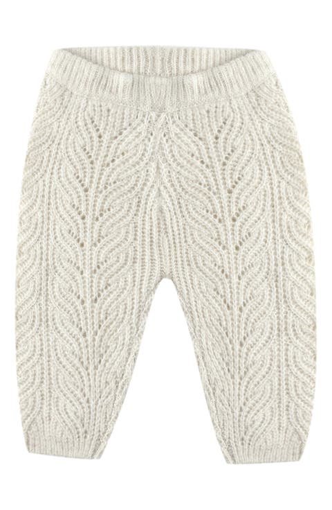 Kids' Pointelle Knit Pants