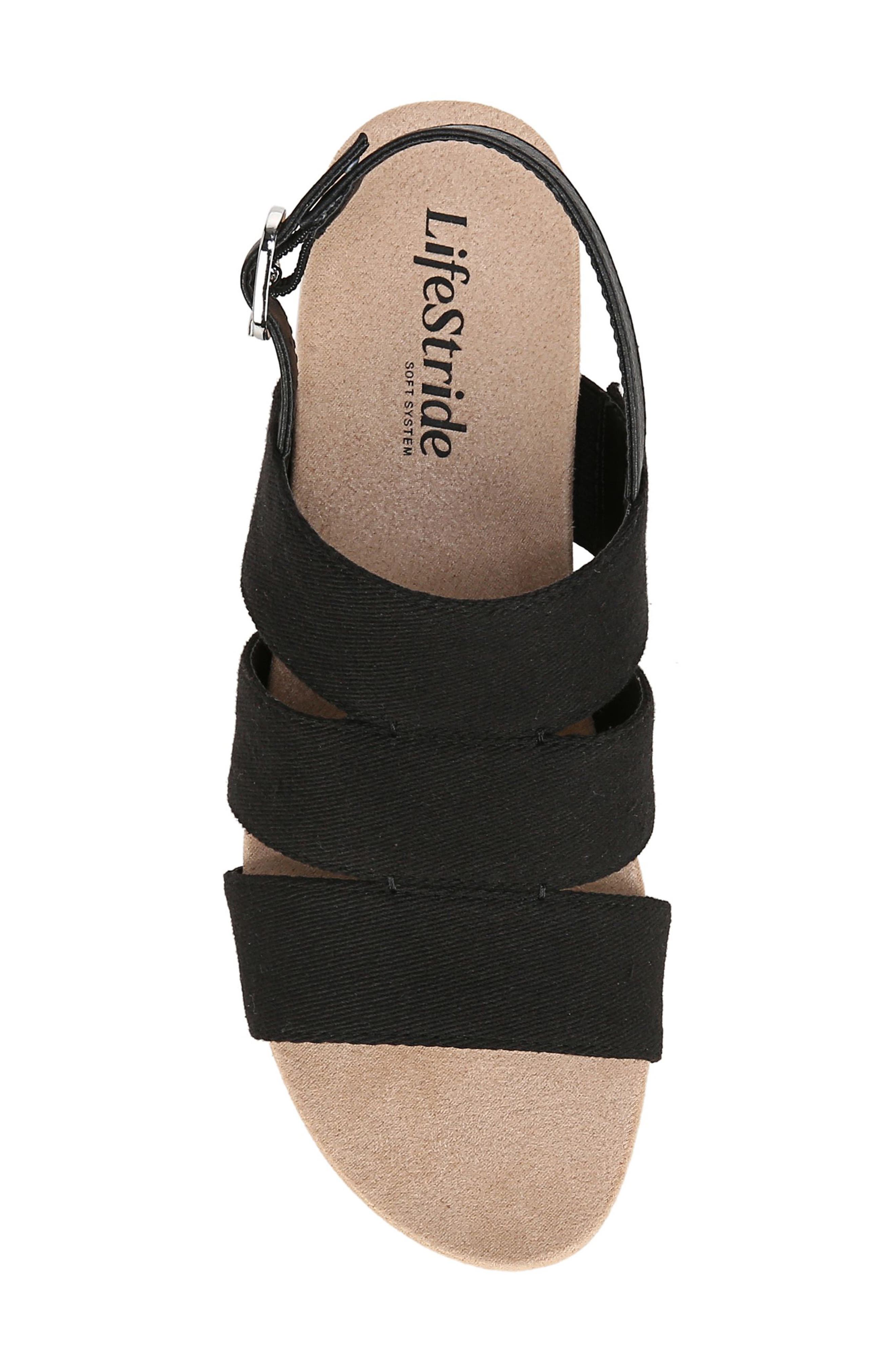 LifeStride Darby Platform Wedge Sandal, Alternate, color, 