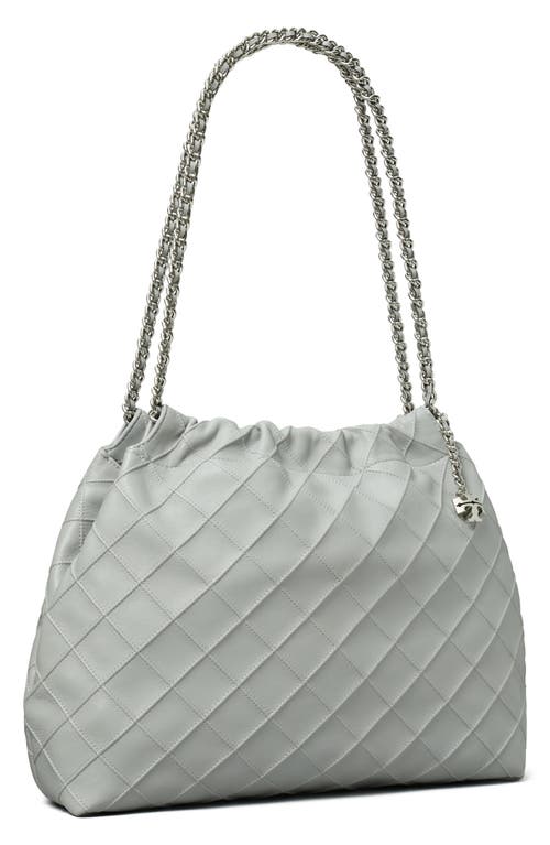 Tory Burch Fleming Quilted Leather Hobo Bag