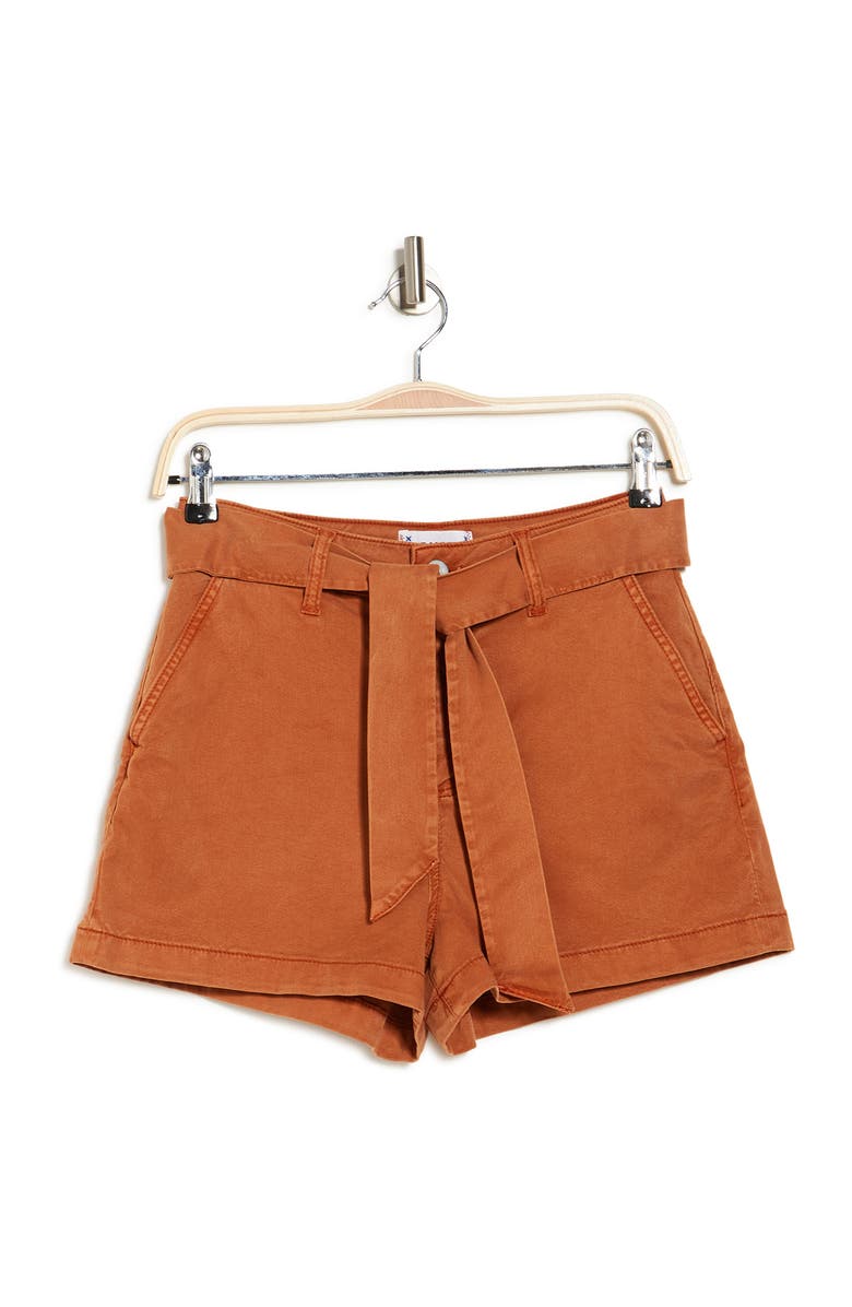 PAIGE Anessa Tie Waist Shorts, Alternate, color, Vtg Soft C