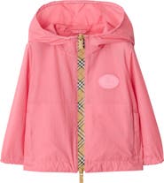 Burberry Checker-tape Nylon Hooded Jacket