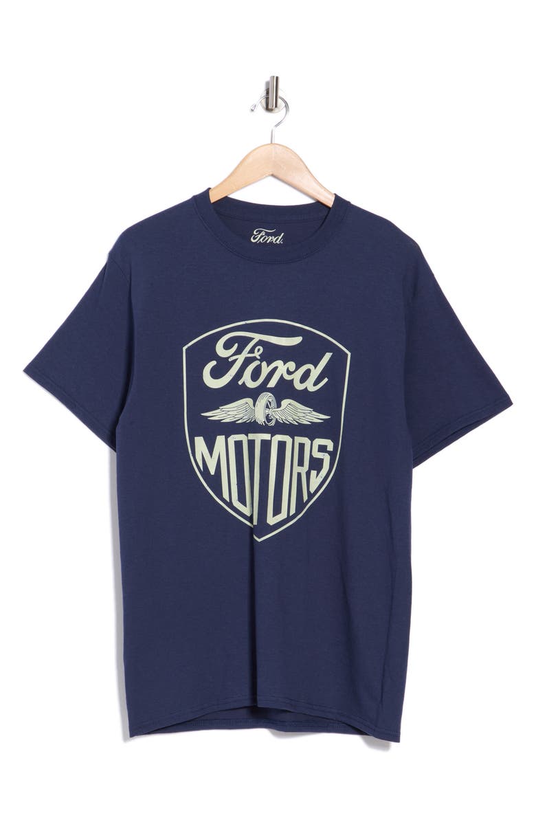 American Needle Ford Motors Graphic T-Shirt, Alternate, color, Navy Pigment