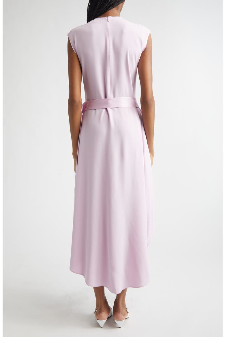 Crepe Satin Shift Dress, Alternate, color, LIGHT ORCHID