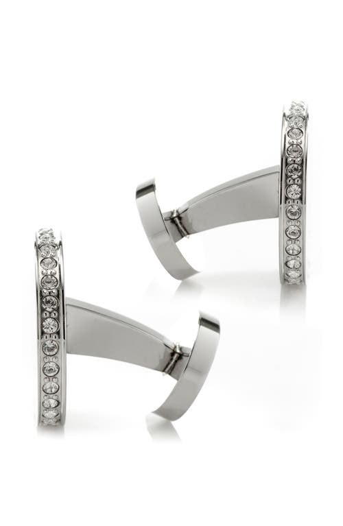 Cufflinks, Inc . Engravable Stainless Steel Cuff Links In Gray