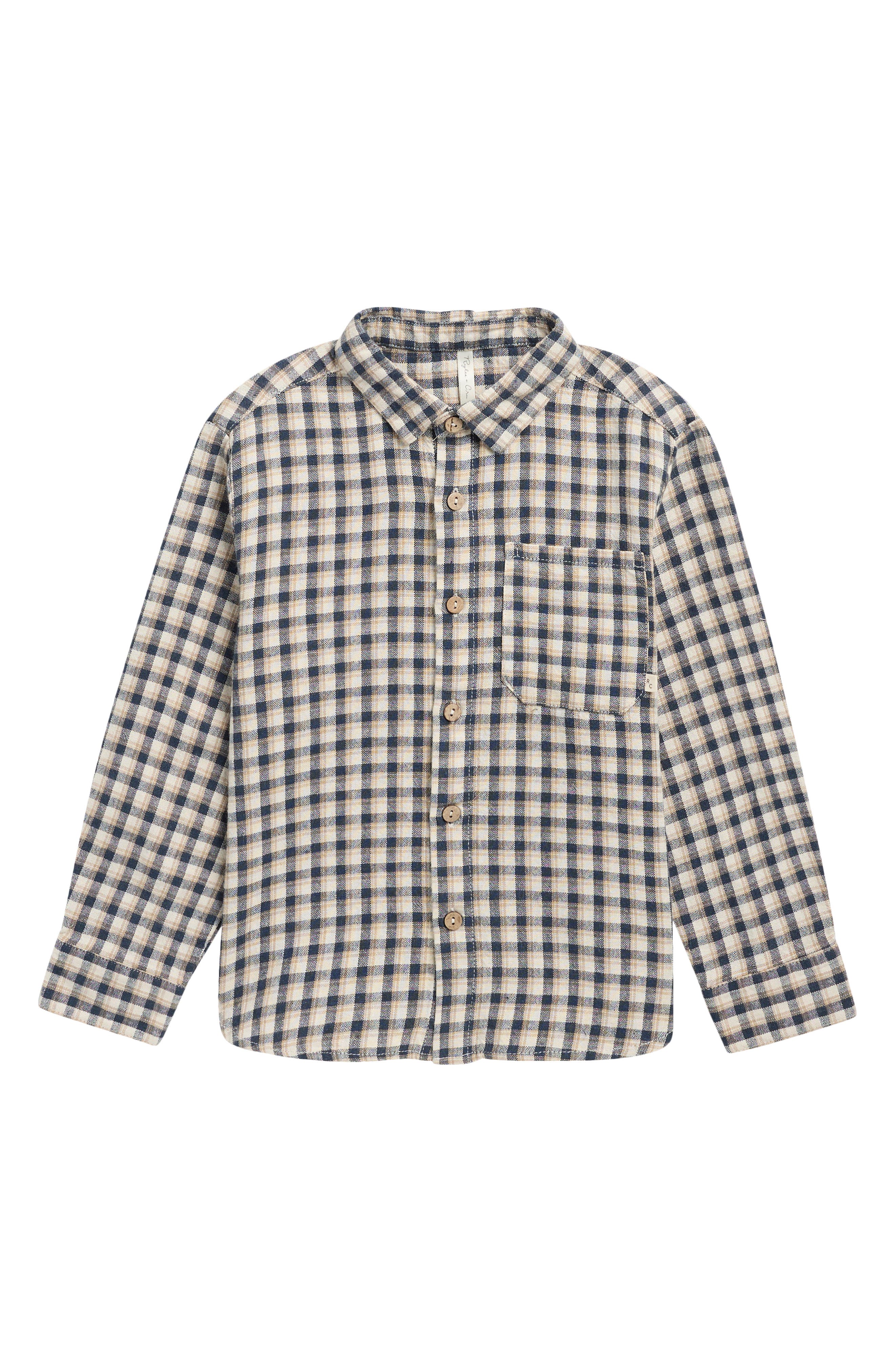 Kids' Plaid Button-Up Shirt