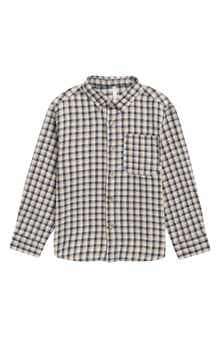 Kids' Plaid Button-Up Shirt