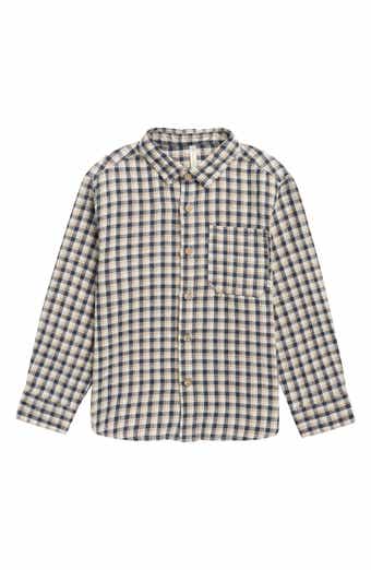 Kids' Plaid Button-Up Shirt