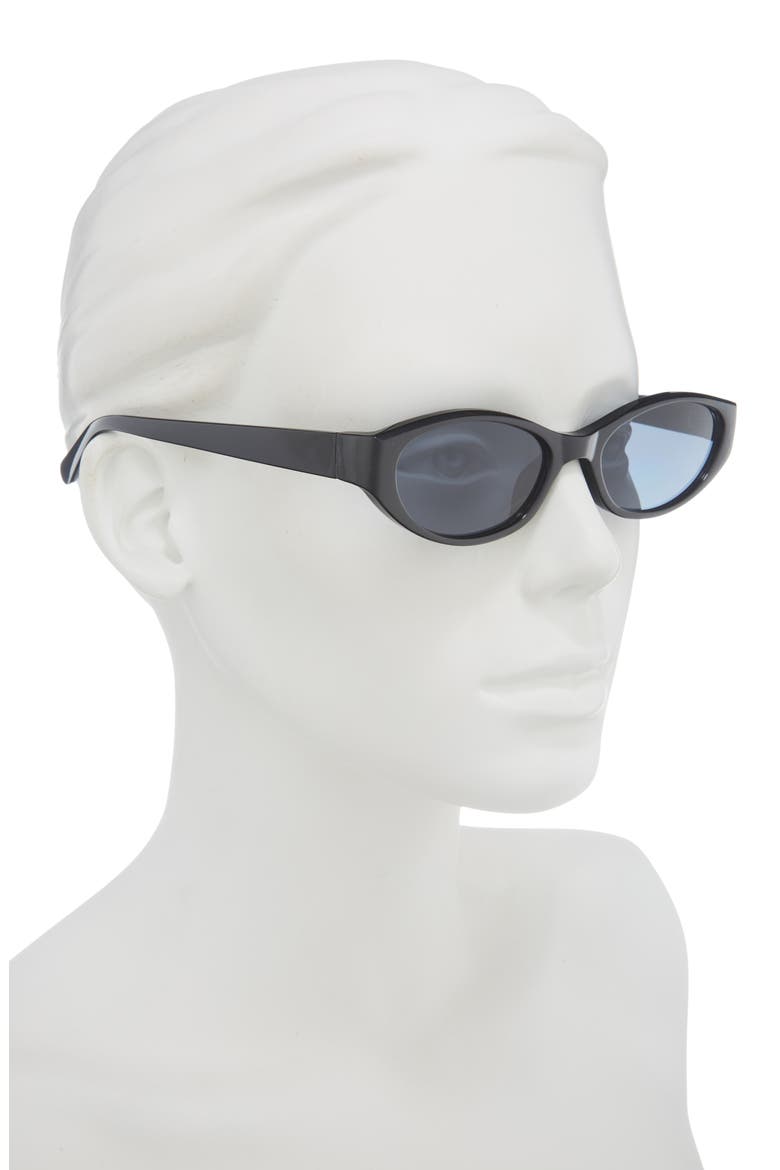 Cat Eye Sunglasses, Alternate, color, BLACK