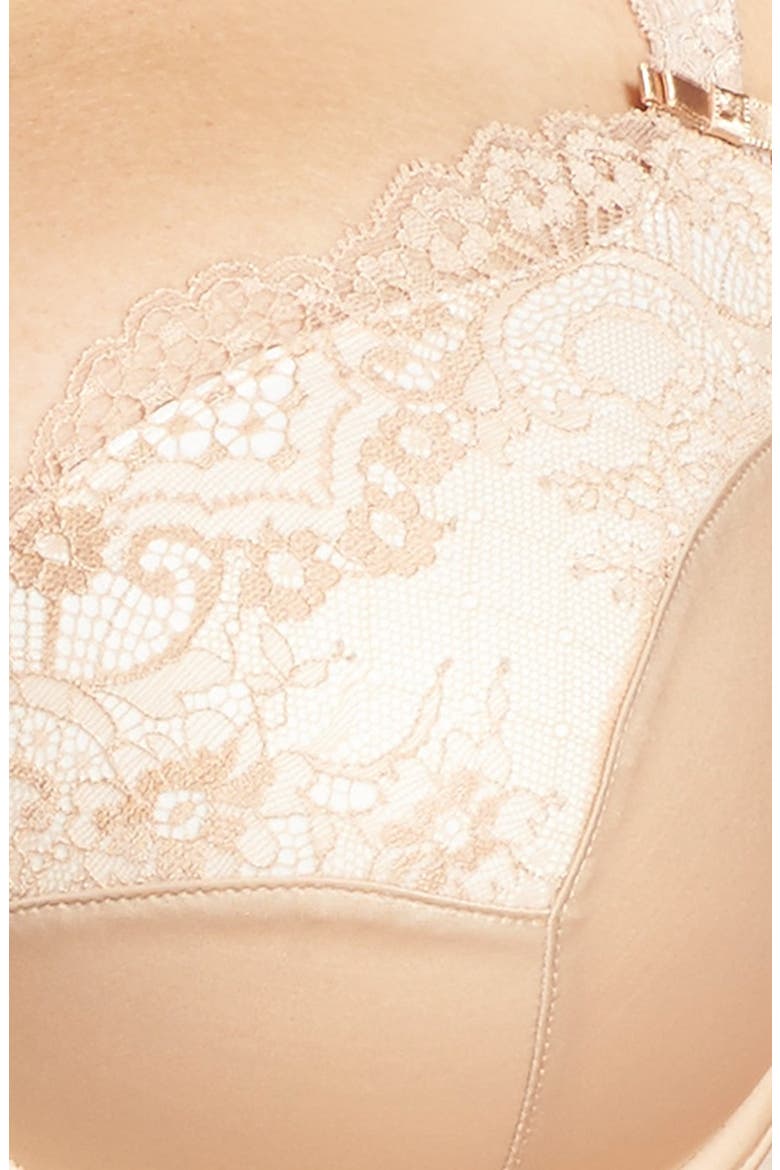 Tulip Lace Balconette Bra, Alternate, color, BOMBSHELL NUDE