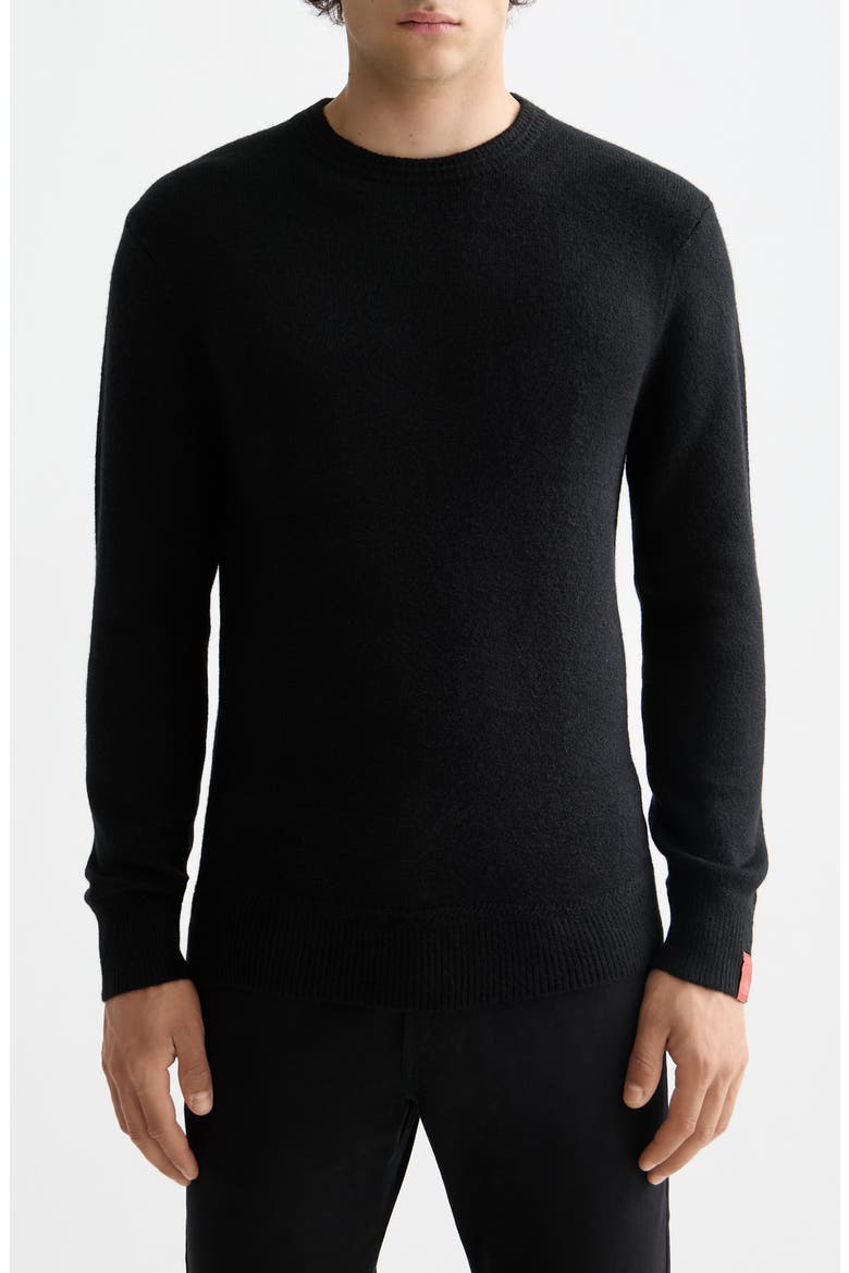 Soft Knit Crewneck Sweater, Main, color, METEORITE