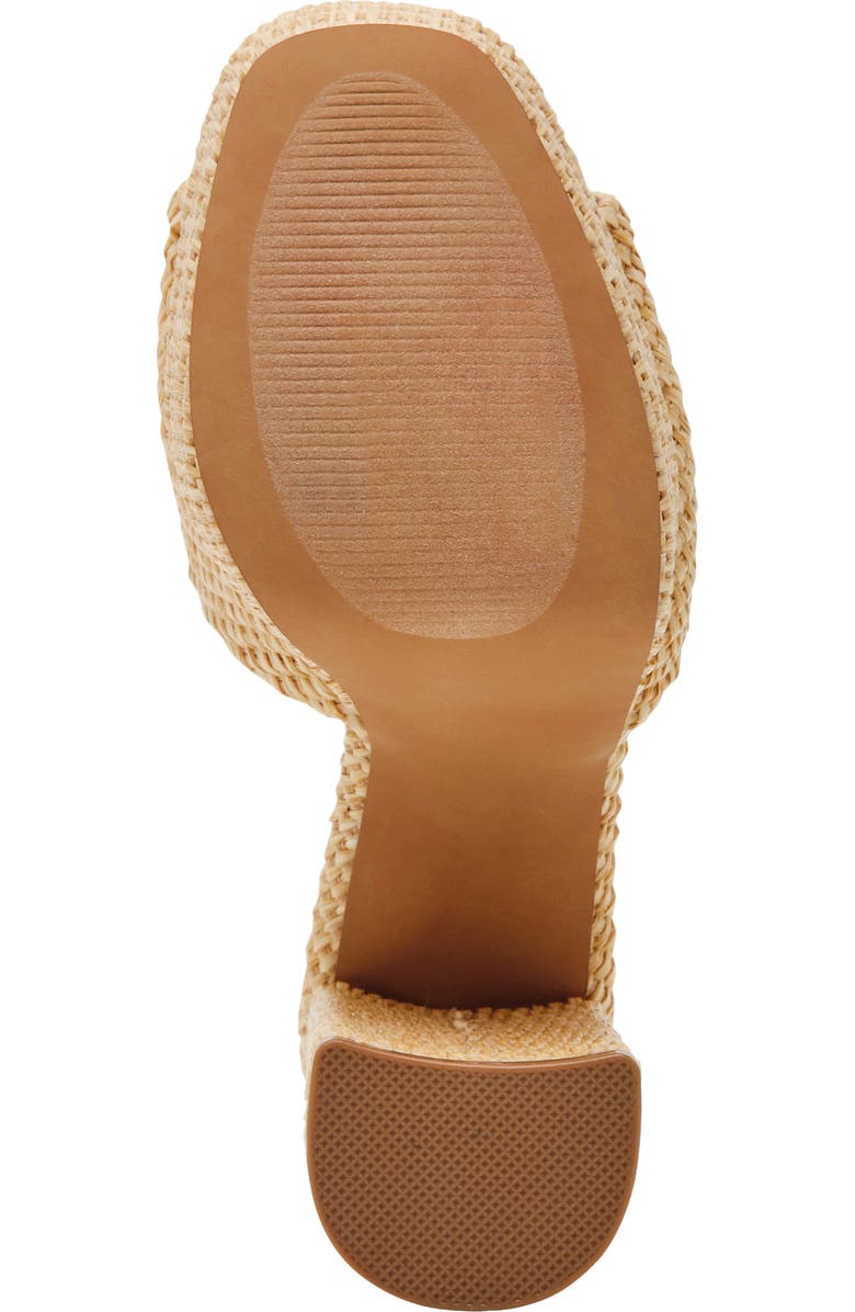 Steve Madden Joel Platform Sandal, Alternate, color, Natural Raffia