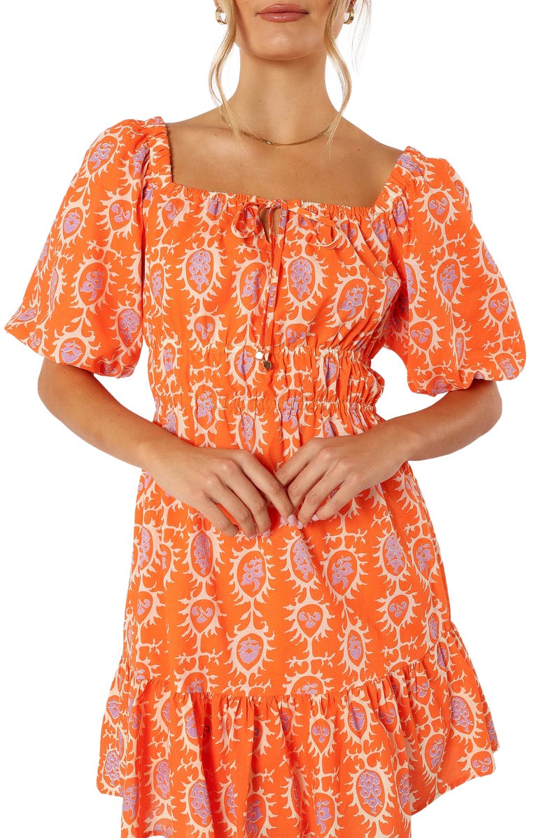 Petal & Pup Carmen Print Minidress, Alternate, color, 
