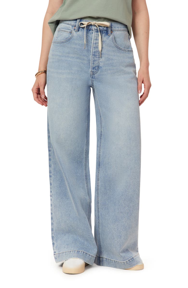 Scotch & Soda Drawstring Wide Leg Jeans, Main, color, Naples