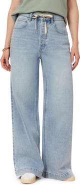 Scotch & Soda Drawstring Wide Leg Jeans