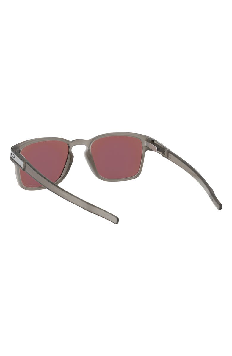 Oakley Latch 55mm Prizm<sup>™</sup> Rectangular Sunglasses, Alternate, color, Grey